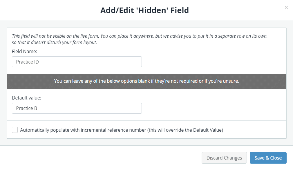 Hidden Reference - Snapforms Resources & FAQs
